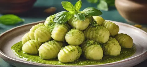 gnocchi vegan au pesto de pistaches
